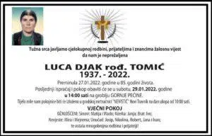 Preminula Luca Djak