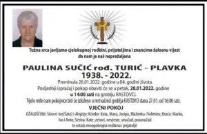 Preminula Paulina Sučić