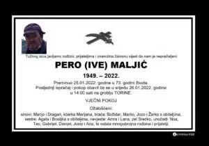 Preminuo Pero Maljić