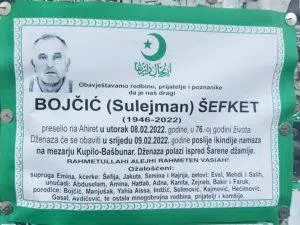Preminuo Šefket Bojčić