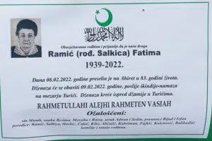 Preminula Fatima Ramić