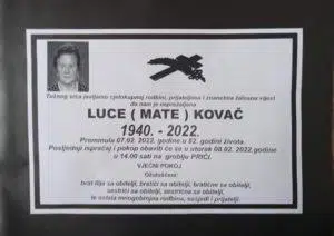 Preminula Luce Kovač