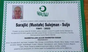 Preminuo Sarajlić Sulejman - Suljo