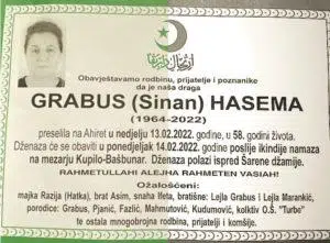 Preminula Hasema Grabus