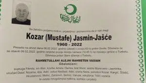 Preminuo Jasmin-Jašće Kozar