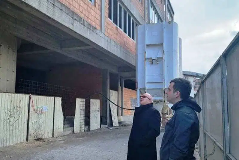Načelnik Dautović obišao radove na Srednjoškolskom centru