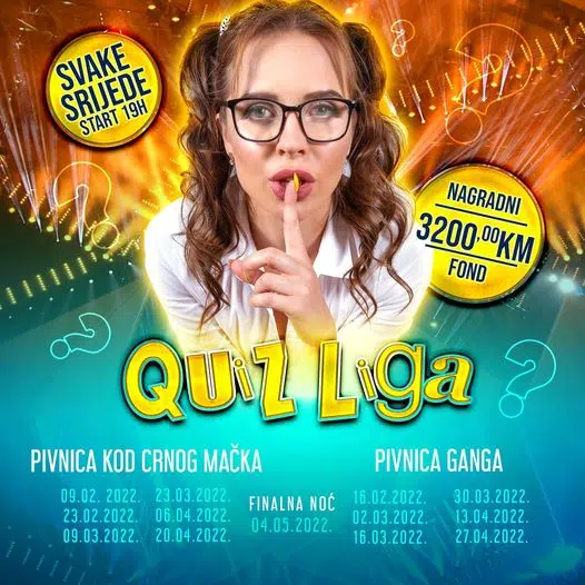 Pokaži znanje i osvoji 2000 KM: Quizneyland je u gradu