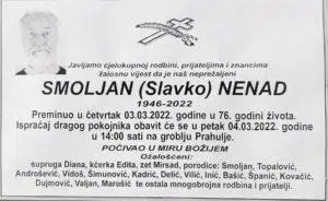 Preminuo Nenad Smoljan