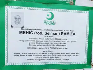 Preminula Ramiza Mehić