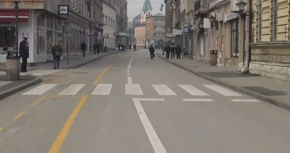 Završen testni period uređenja Bosanske ulice kao pješačke zone