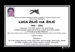 Preminula Luca Žilić