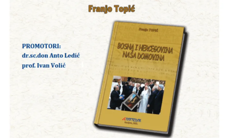 Sutra promocija knjige Franje Topića