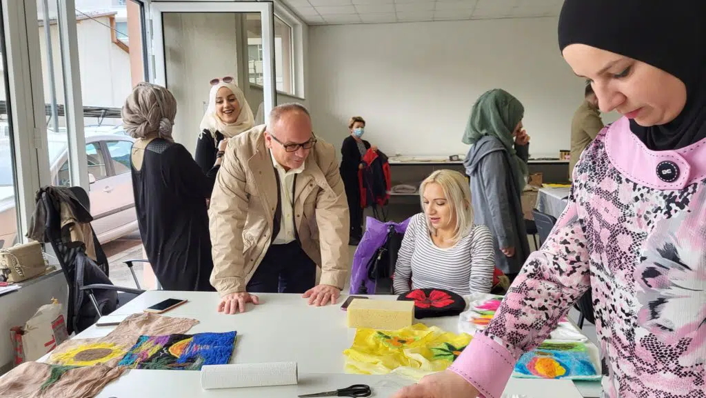(FOTO) Načelnik posjetio polaznice kursa u organizaciji općina Travnik i Konya