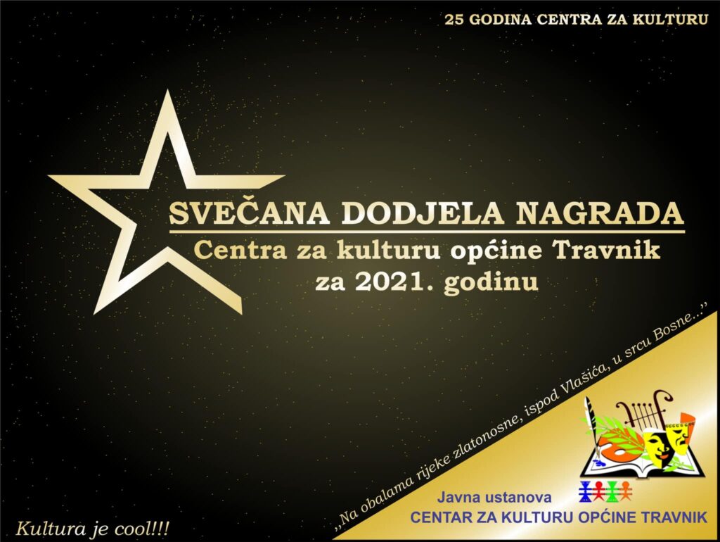 Centar za kulturu općine Travnik organizuje “Svečanu dodjelu nagrada Centra”