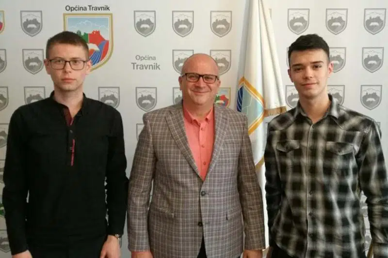 Načelnik Dautović/ Prijem za Ahmeda Softića i Darka Tusuna