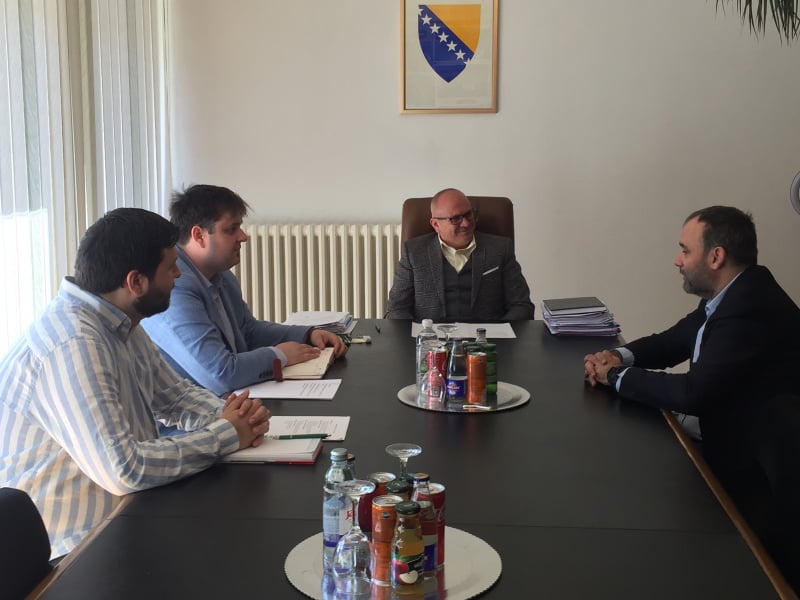 (FOTO) Dautović i Mustafić održali sastanak / Najavljeno formiranje profesionalnog pozorišta u Travniku