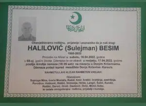Preminuo Besim Halilović