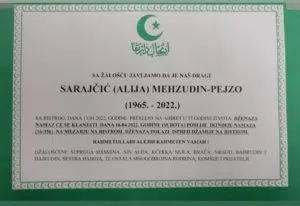Preminuo Sarajčić Mehzudin