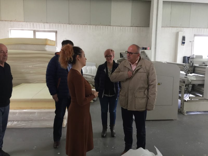(FOTO) Načelnik Dautović u posjeti preduzeću NoBil / Od porodičnog biznisa do najpoznatijih proizvođača madraca u regiji