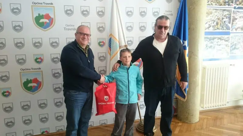 (FOTO) Sabit Memić na prijemu kod načelnika Dautovića