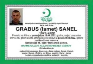 Preminuo Sanel Grabus