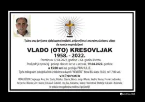 Preminuo Vlado Kresovljak