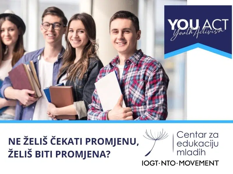 CEM/ Poziv mladima za učešće u programu osnaživanja mladih lidera YOUth ACTivism