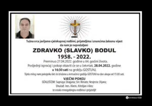 Preminuo Zdravko Bodul
