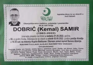 Preminuo Samir Dobrić