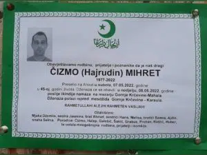 Preminuo Čizmo Mihret