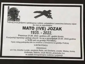 Preminuo Mato Jozak