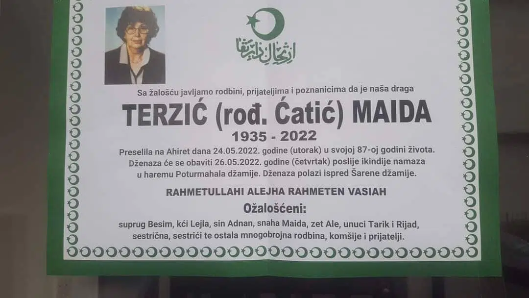 Preminula Maida Terzić