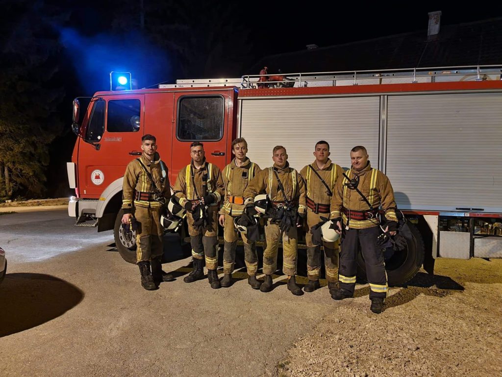 (foto) vatrogasno društvo "turbe" nakon požara na babanovcu - naše slobodno vrijeme za vašu sigurnost