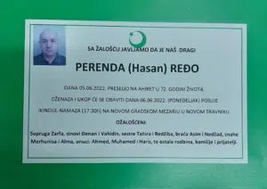 Preminuo Ređo Perenda