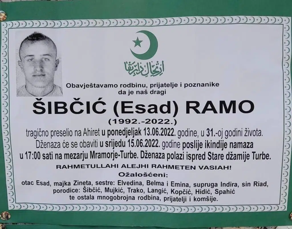 Preminuo Šibčić Ramo