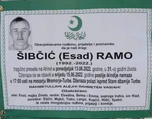 Preminuo Šibčić Ramo