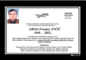 Preminuo Grgo Ančić