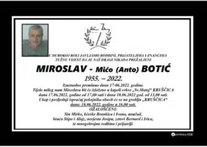 Preminuo Miroslav Botić