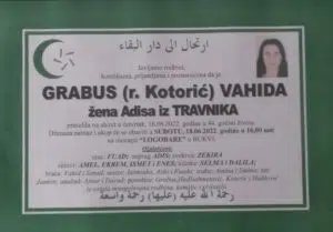 Preminula Vahida Grabus