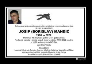 Preminuo Josip Mandić