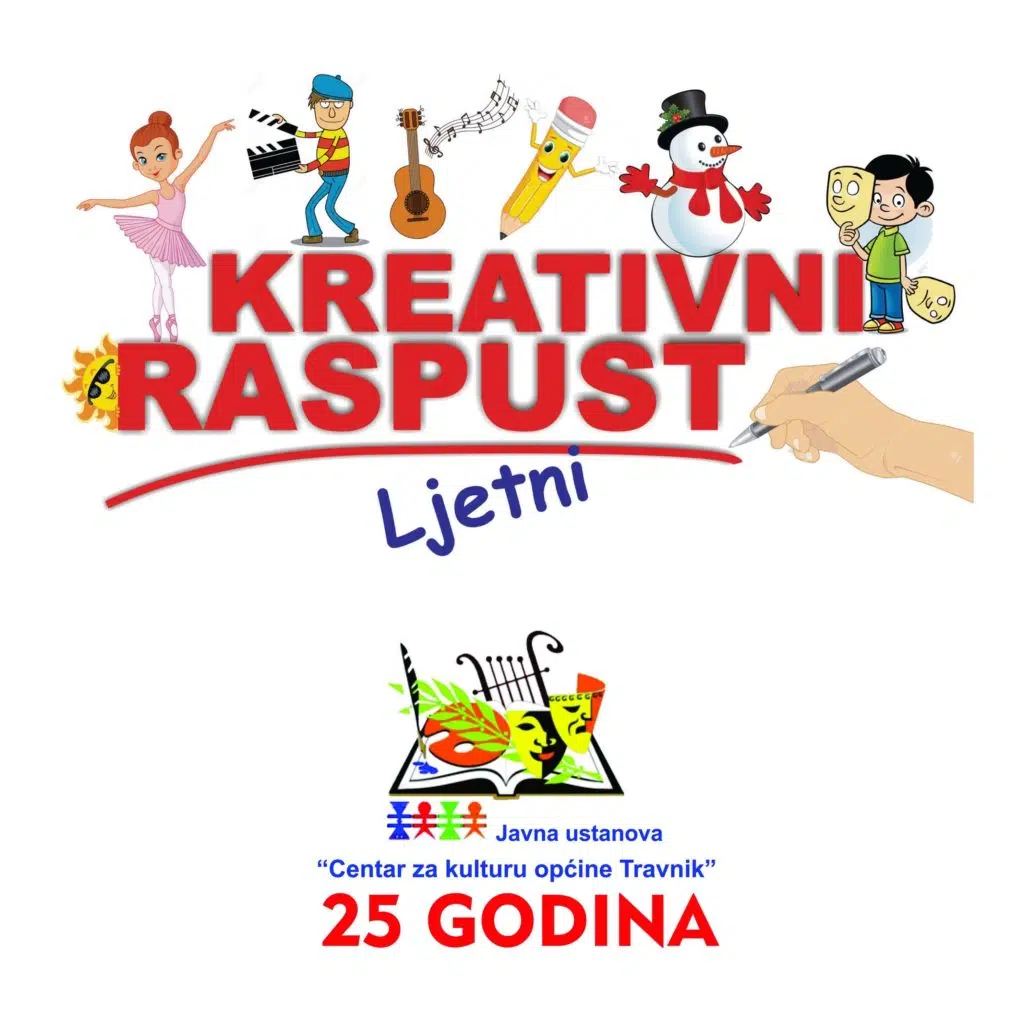 “KREATIVNI LJETNI RASPUST” – edukativne radionice za djecu