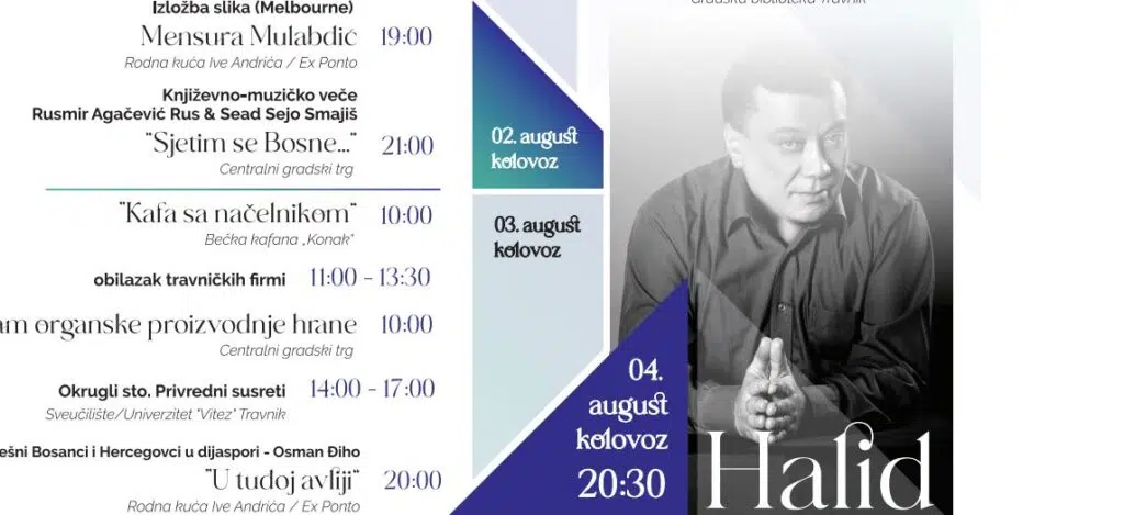 Uskoro počinju “Dani dijaspore” / Pogledajte program manifestacije koja traje od 31. jula do 06. augusta