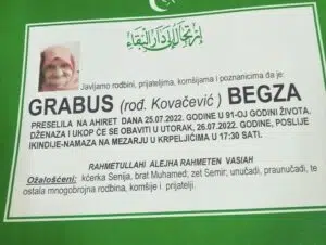 Preminula Begza Grabus