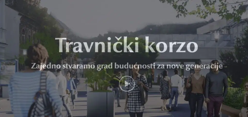 “Travnički korzo” / U narednim danima građanima će biti predstavljena tri prvoplasirana idejna rješenja