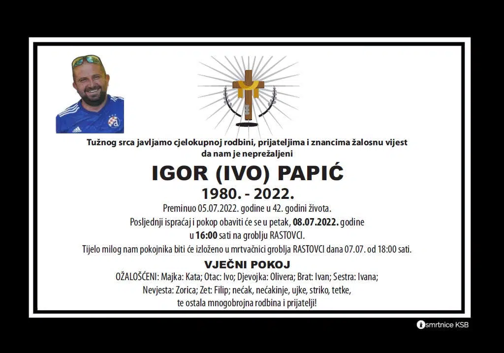 Preminuo Igor Papić