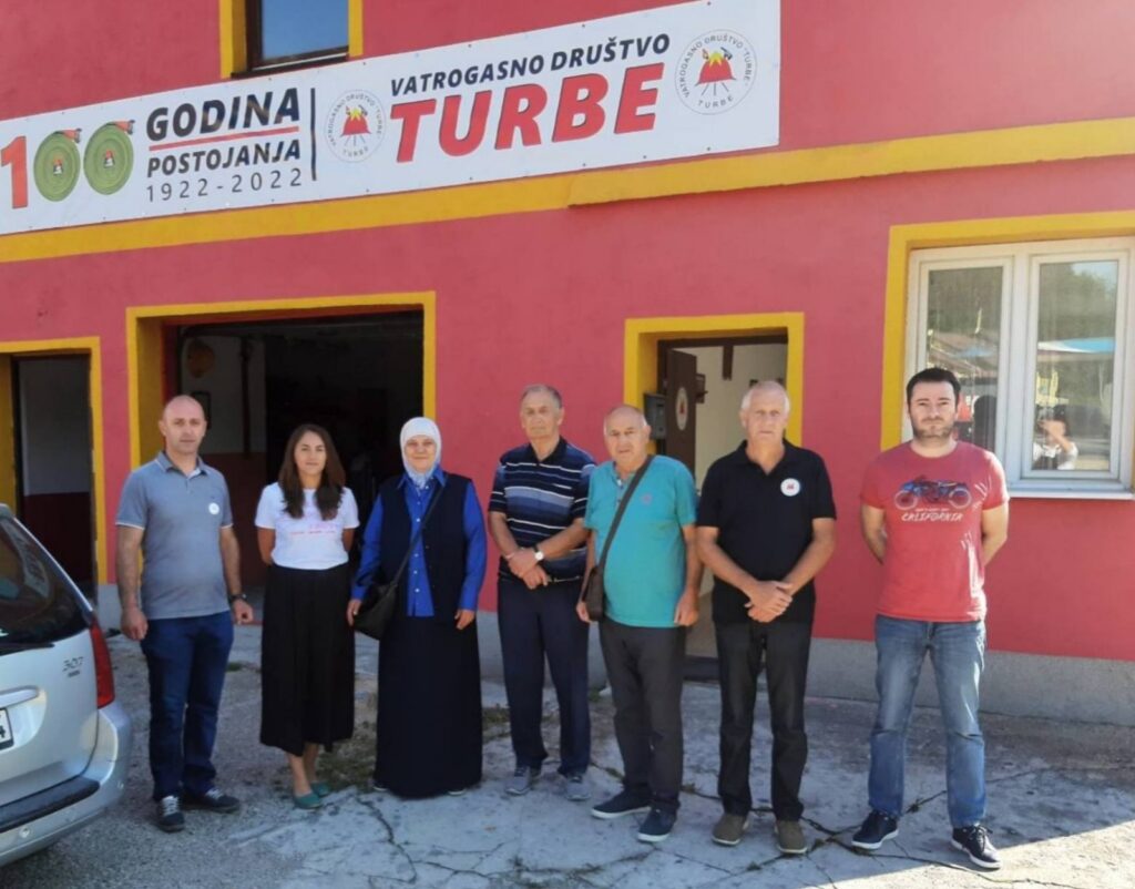 Predstavnici Službe za civilnu zaštitu posjetili Vatrogasno društvo ”Turbe”
