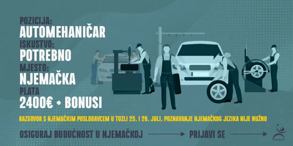 Zapošljavamo automehaničare u Njemačkoj!