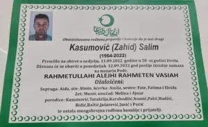 Preminuo Salim Kasumović