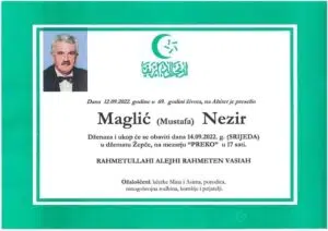 Preminuo Nezir Maglić