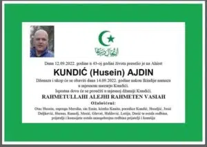 Preminuo Ajdin Kundić